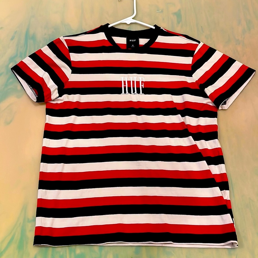 HUF stripped short sleeve t-shirt